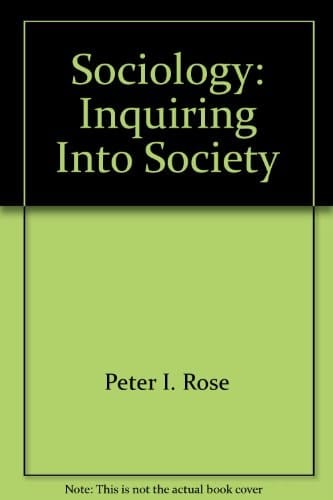 Sociology Inquiring Into Society