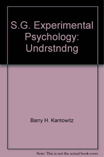 Experimental Psychology