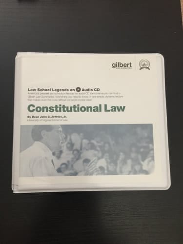 Law School Legends Audio on Constitutional Law (Law School Legends Audio Series)
