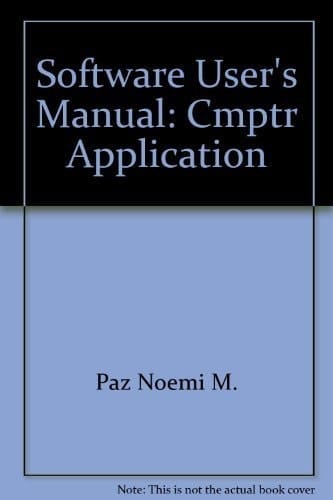 Computer Applications in Business Software User's Manual