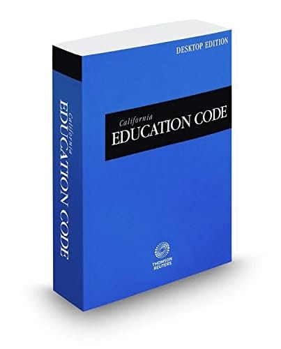 California Education Code, 2015