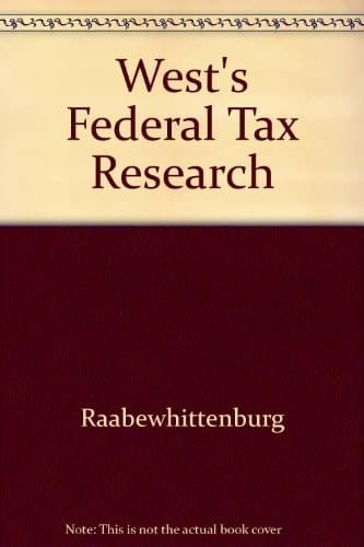West's federal tax research