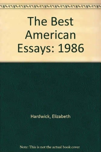 Best American Essays, 1986