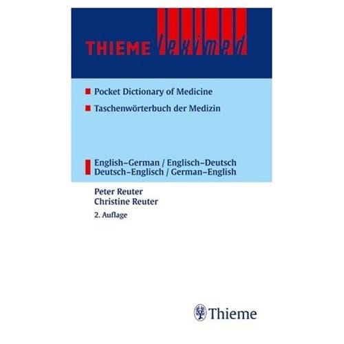Thieme Compact Medical Dictionary German to English