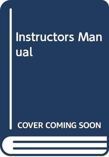 Instructors Manual
