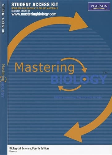 Biological Science 4th Ed Masteringbiology Code Card