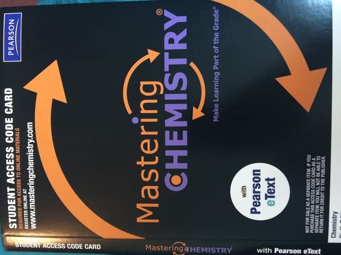 Masteringchemistry with Pearson Etext - Valuepack Access Card - For Chemistry
