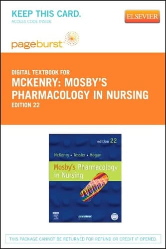 Mosby's Pharmacology in Nursing Pageburst Retail
