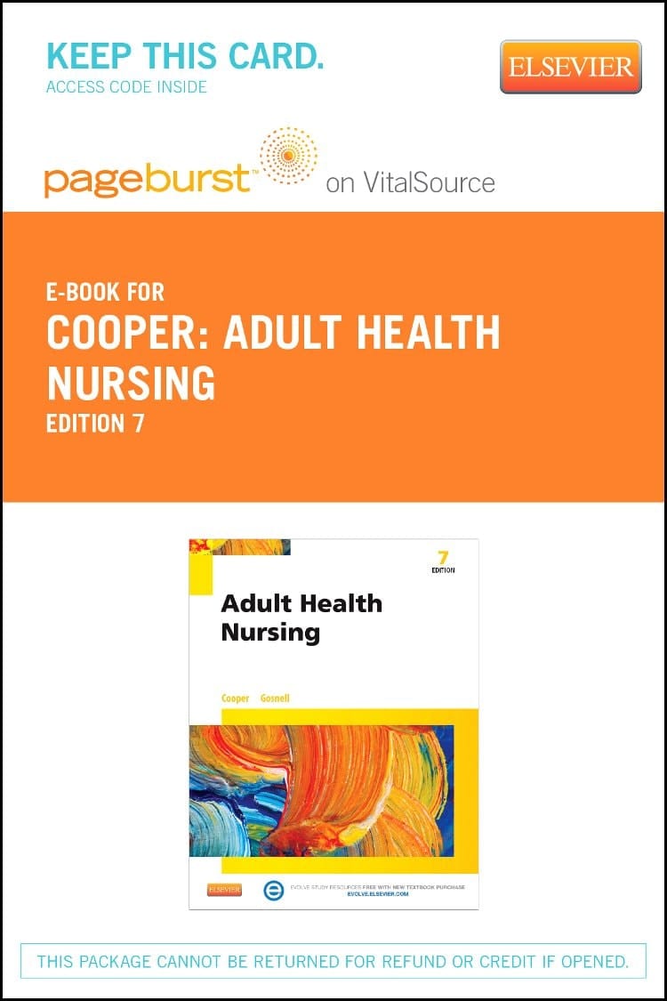 Adult Health Nursing - Elsevier eBook on VitalSource (Retail Access Card)