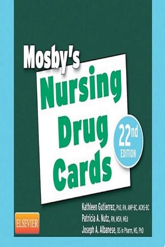 Mosby's Nursing Drug Cards E-Book