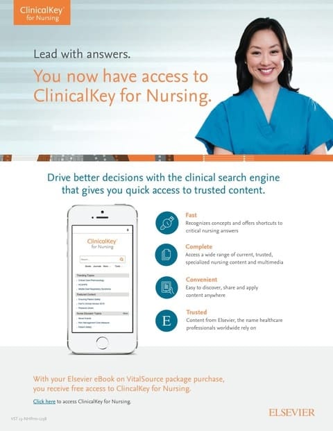 ClinicalKey for Nursing – Elsevier eBook on VitalSource