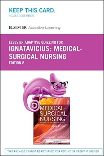 Elsevier Adaptive Quizzing for Ignatavicius Medical-Surgical Nursing (Retail Access Card)