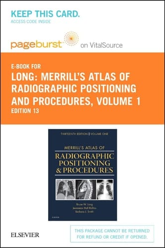 Merrill's Atlas of Radiographic Positioning and Procedures - Elsevier eBook on VitalSource (Retail Access Card): Merrill's Atlas of Radiographic ... eBook on VitalSource (Retail Access Card)