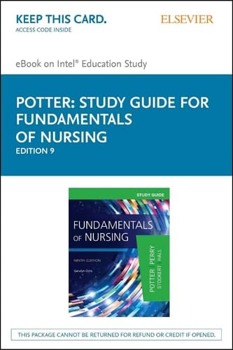 Study Guide for Fundamentals of Nursing - Elsevier eBook on Intel Education Study (Retail Access Card)