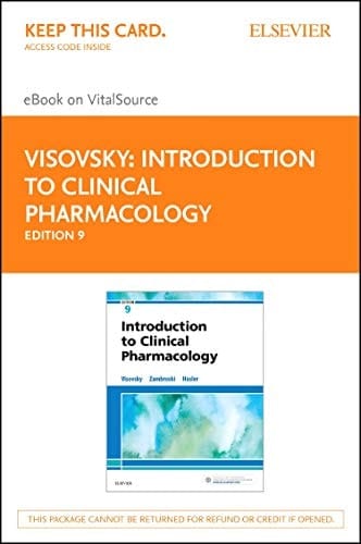 Introduction to Clinical Pharmacology Elsevier eBook on VitalSource (Retail Access Card)