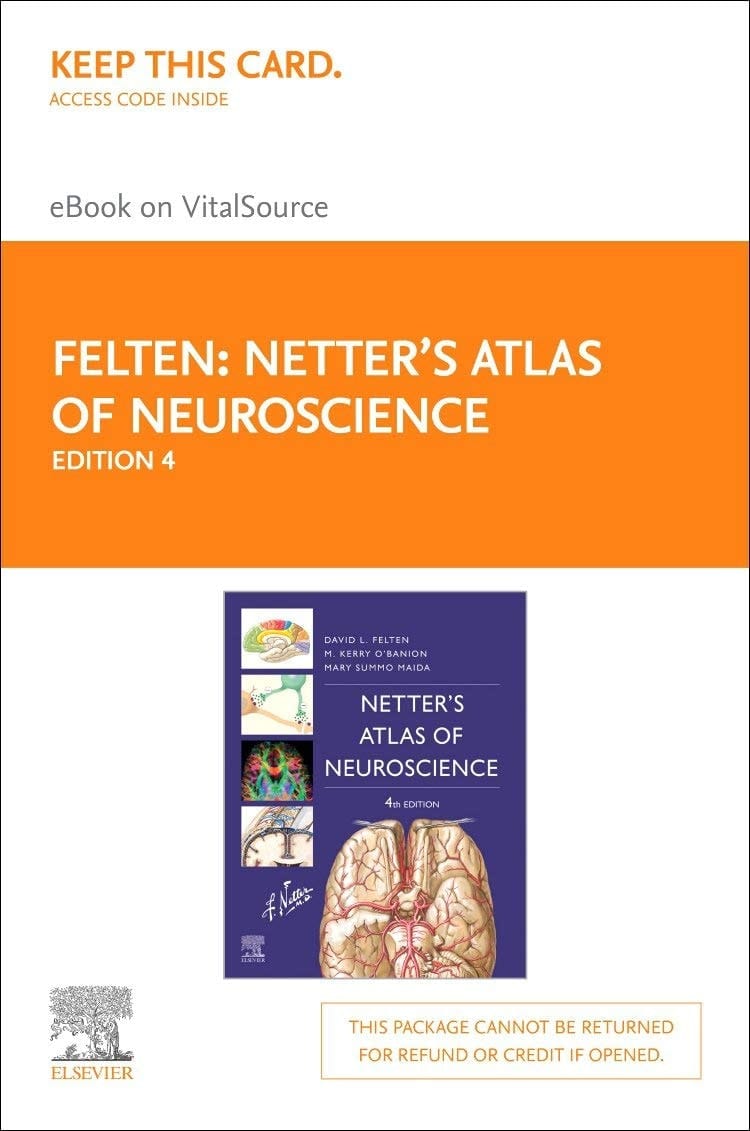 Netter's Atlas of Neuroscience Elsevier eBook on VitalSource (Retail Access Card)