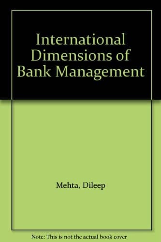 International Dimensions of Bank Management