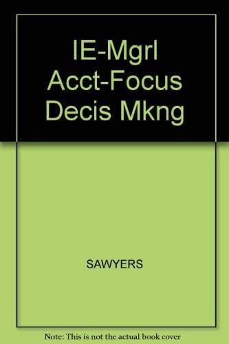 Managerial Accounting