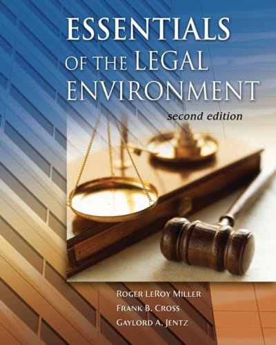 Cengage Advantage Books: Essentials of the Legal Environment