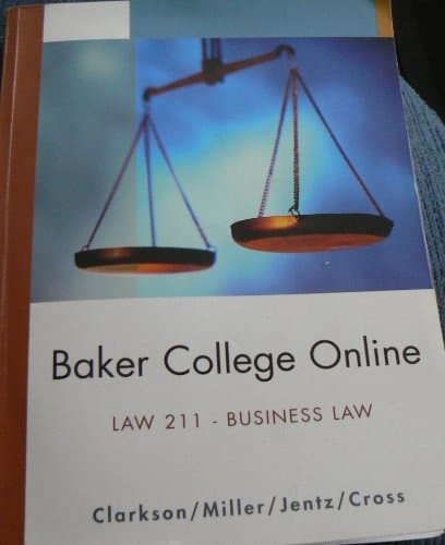 Baker College Online: Law 211-business Law