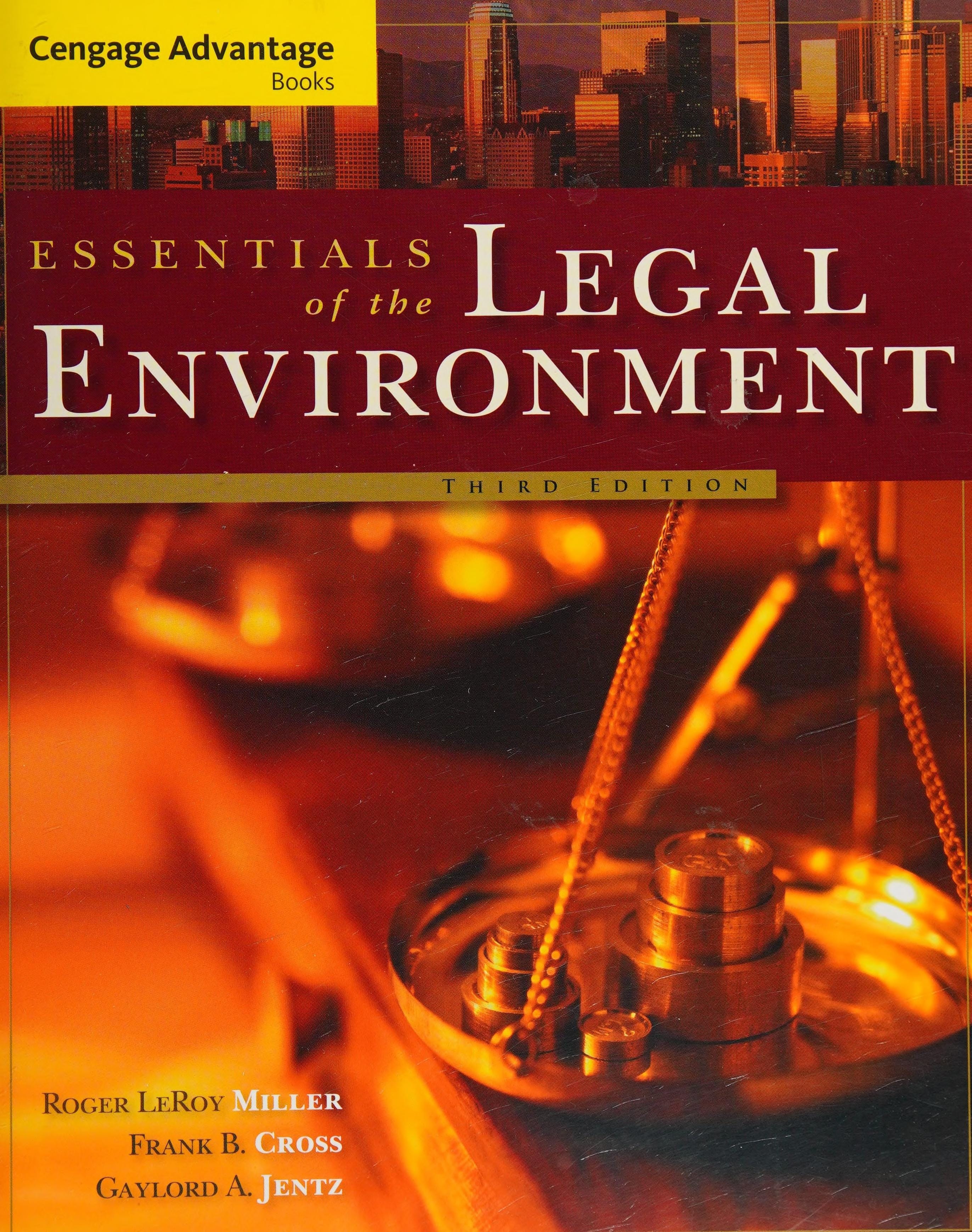 Cengage Advantage Books: Essentials of the Legal Environment