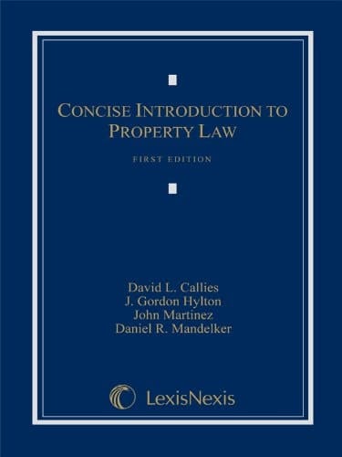 Concise Introduction to Property Law