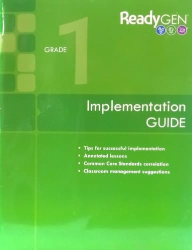 ReadyGen grade K-5