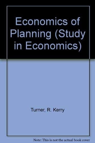The economics of planning (Macmillan studies in economics)