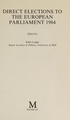 Direct elections to the European Parliament, 1984