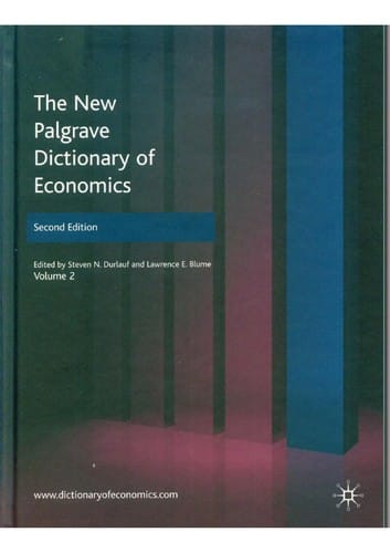 The new Palgrave dictionary of economics