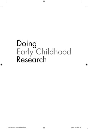 Doing Early Childhood Research