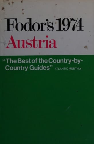Fodor's Austria 1974