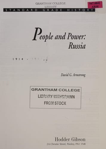 Russia, 1914-1941