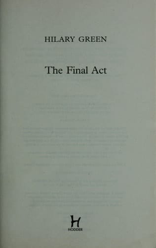 The Final Act