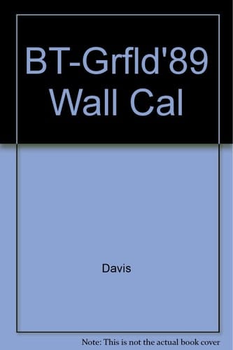 Bt-Garfield '89 Wall Calendar