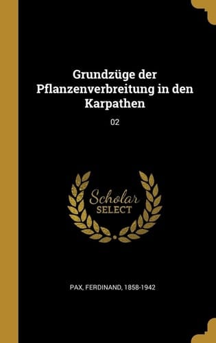 Grundzüge der Pflanzenverbreitung in Den Karpathen 02