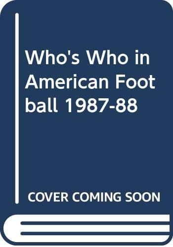 Who's Who In American Football 1987-88