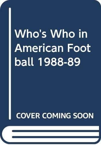 Who's who in American Football 1988-89