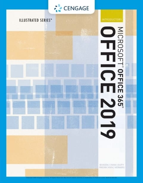 Illustrated Microsoft Office 365 & Office 2019 Introductory (MindTap Course List)