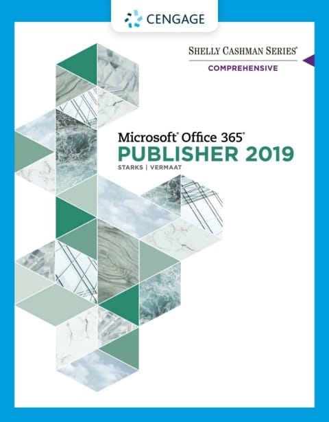 Shelly Cashman Series Microsoft Office 365 & Publisher 2019 Comprehensive (MindTap Course List)