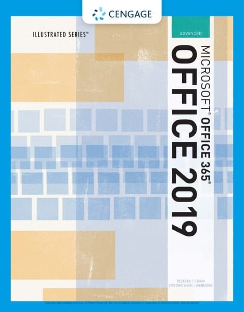 Illustrated Microsoft Office 365 & Office 2019 Advanced (MindTap Course List)