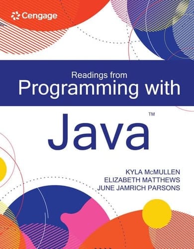 Readings from Programming with Java