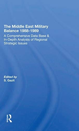 The Middle East Military Balance 1988-1989