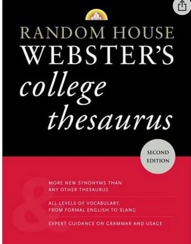 Random House Webster's College Thesaurus