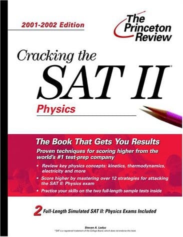 Cracking the SAT II Physics 2001-2002
