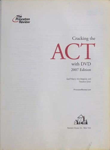 Cracking the ACT with DVD