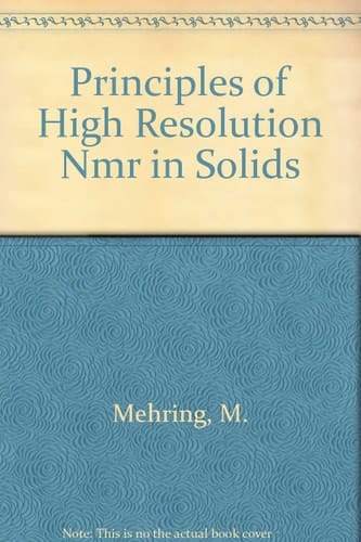 Principles of High Resolution Nmr in Solids