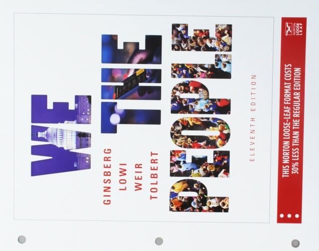 We the People An Introduction to American Politics