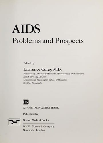 AIDS: Problems and Prospects (Hospital Practice Book)