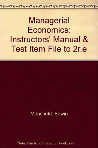 Managerial Economics